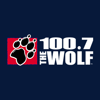 100.7 The Wolf (Washington) Radio Logo