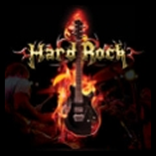 100% Hard Rock Radio Logo