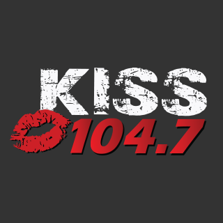 KISS 104.7 FM KXNC Radio Logo