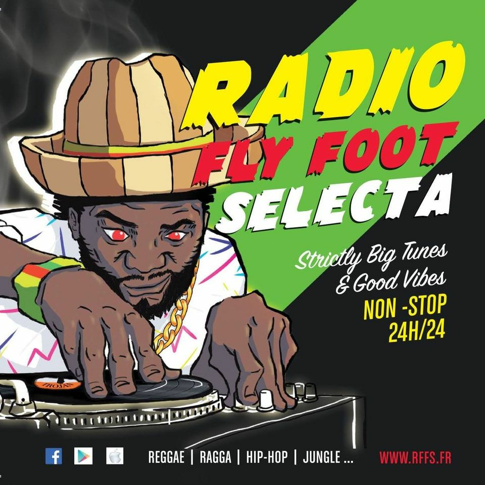 Radio Fly Foot Selecta Radio Logo