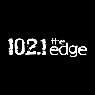 102.1 The Edge Radio Logo