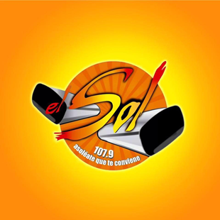El Sol - 104.5 FM Radio Logo