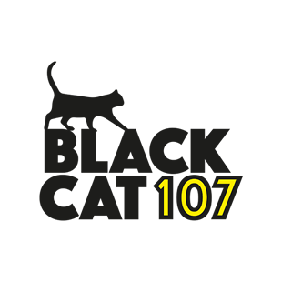 Black Cat 107 Radio Logo