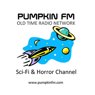 Pumpkin FM Sci-Fi & Horror Radio Logo