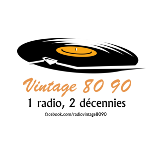 Vintage 80 90 Radio Logo