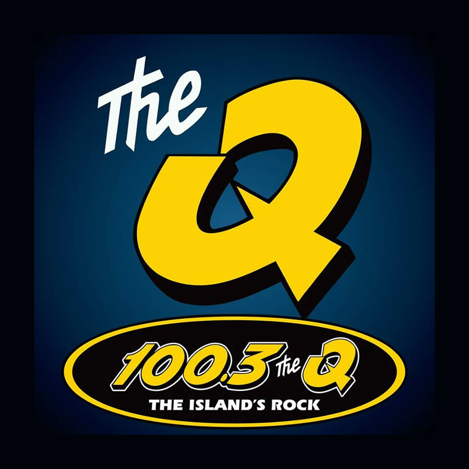 100.3 The Q! Radio Logo