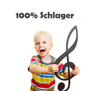 Radio 100% Schlager Radio Logo