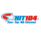 HIT104 - Your Top 40 Channel Radio Logo