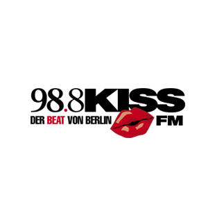98.8 Kiss FM Berlin - German Beats Radio Logo