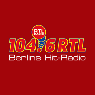104.6 RTL - Die besten neuen Hits Radio Logo