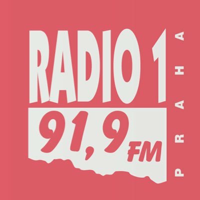Radio 1 - 91.9 FM Praha Radio Logo