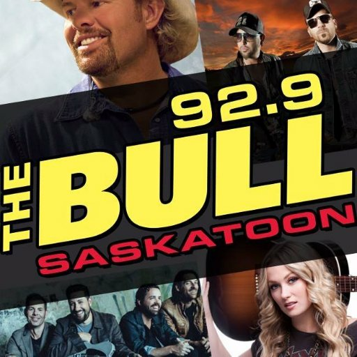 92.9 The Bull Radio Logo