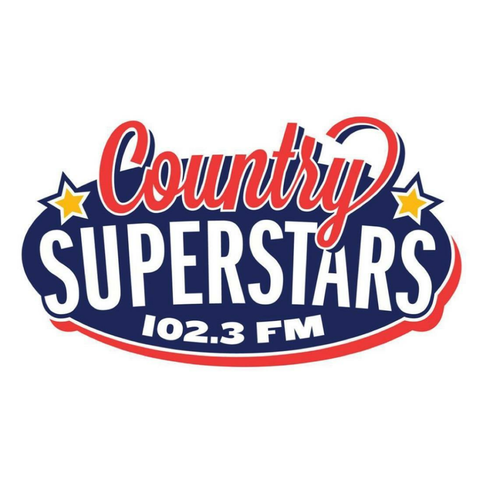 Country Superstars 102.3 Radio Logo