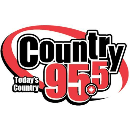 Country 95.5 FM Radio Logo