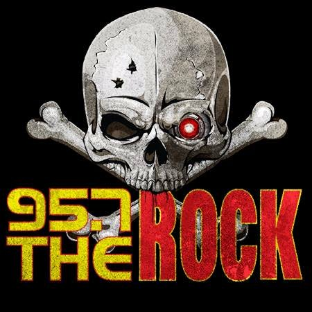 95.7 The Rock Radio Logo