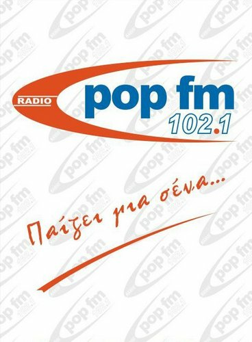 Pop FM 102.1 Radio Logo