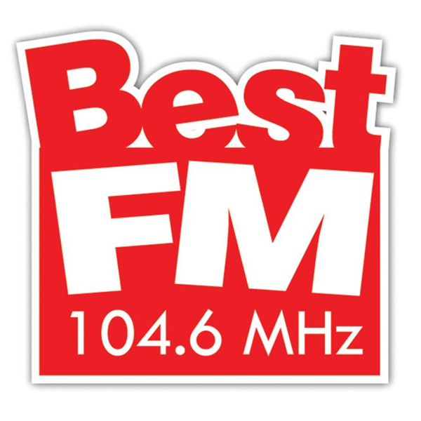 Best FM 104.6 MHz Radio Logo